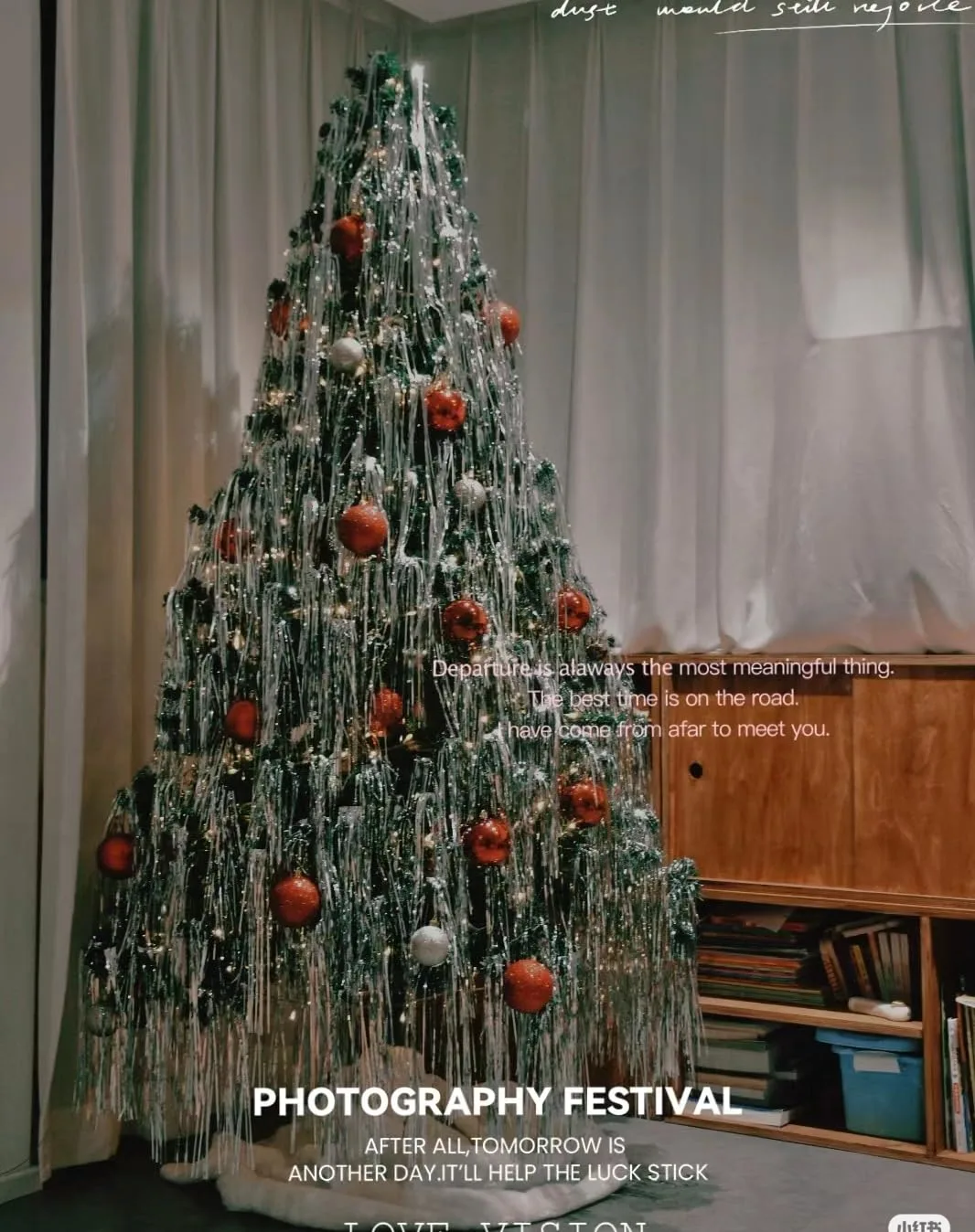 silver foil fringe xmas 4