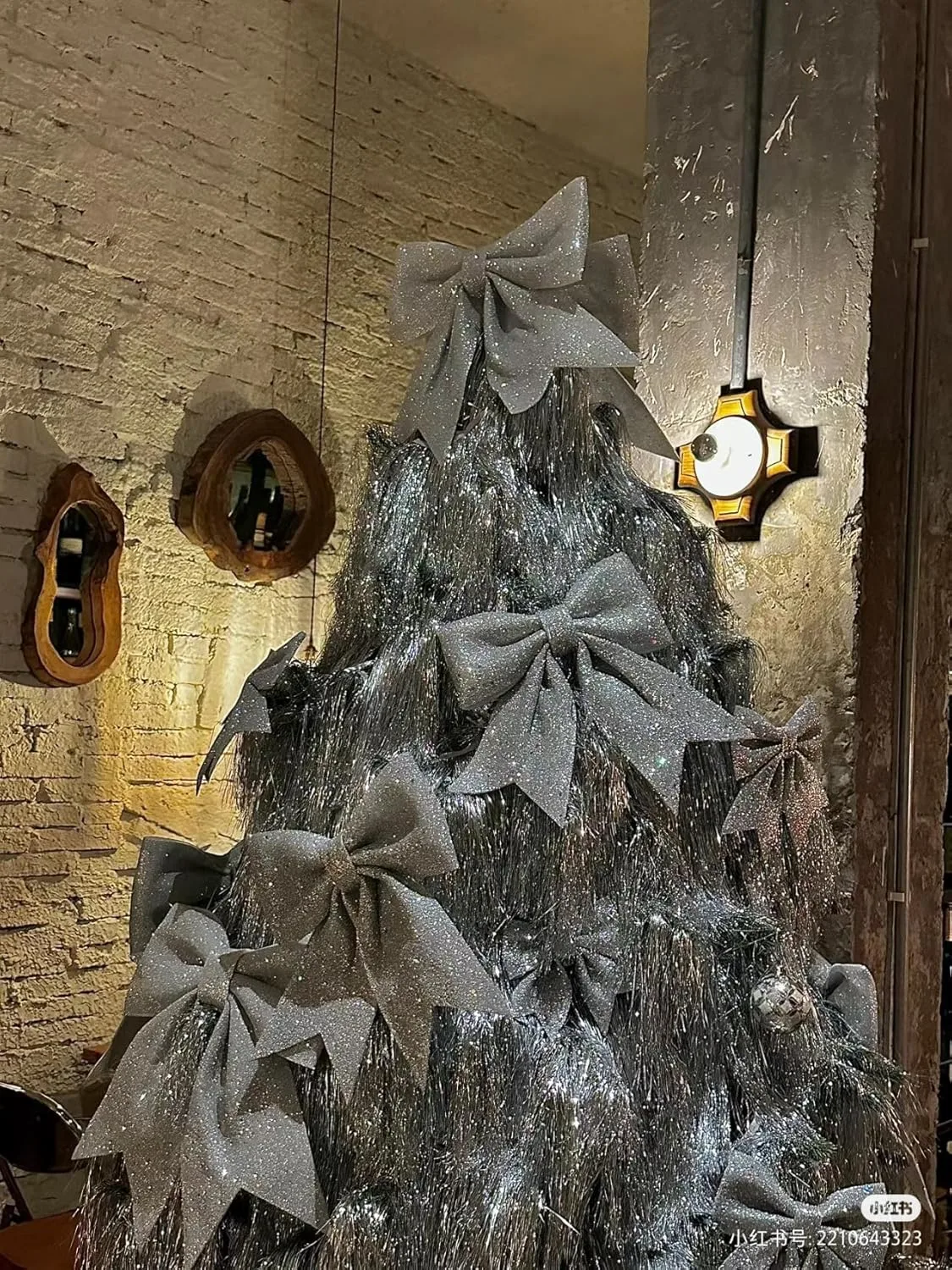 silver foil fringe xmas 6