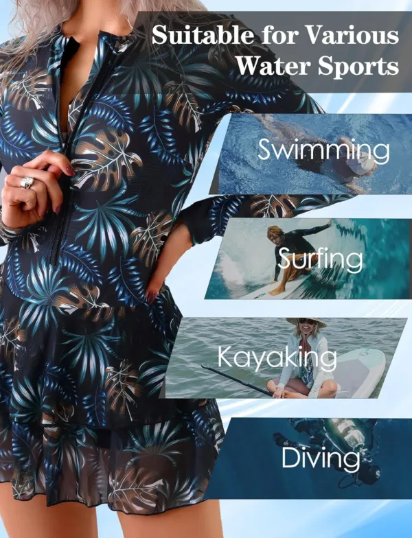 skirted swimsuit long sleeve 5