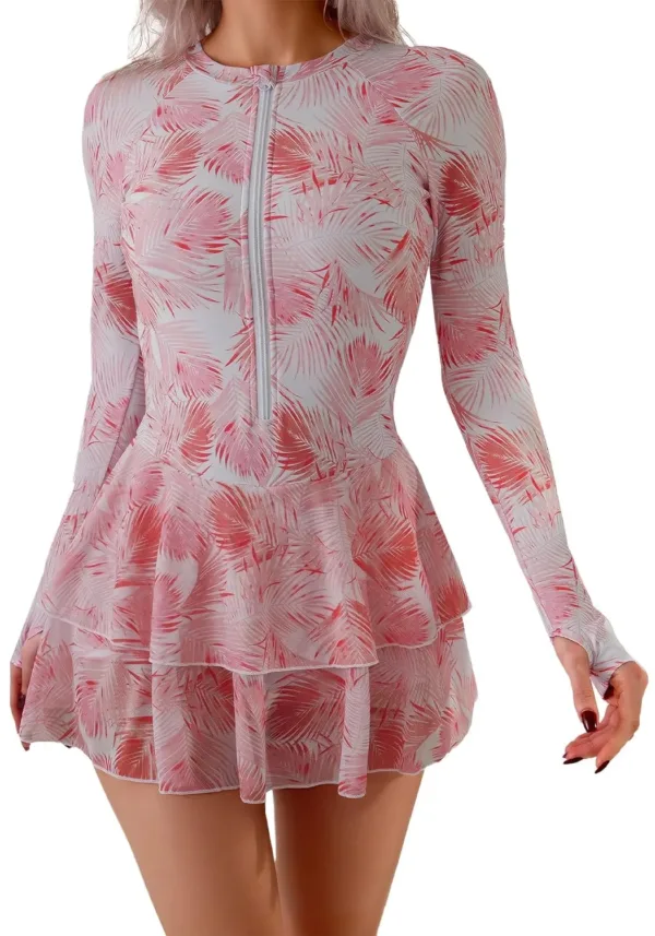 skirted swimsuit long sleeve 7