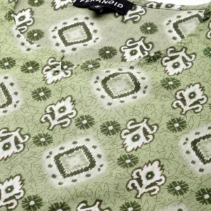 sleeve v neck kurti 2