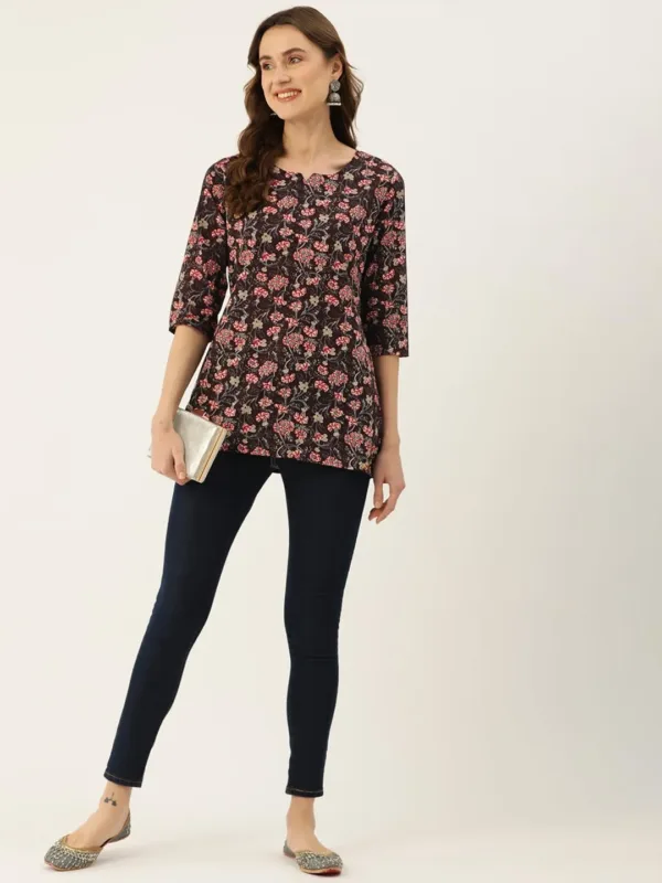 sleeve v neck tunic 5
