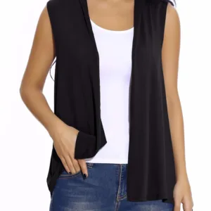 sleeveless cardigan vest 2