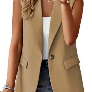 sleeveless vest blazer 1