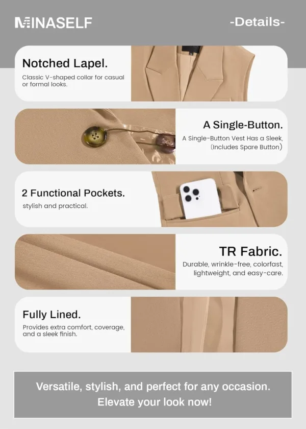 sleeveless vest blazer 6