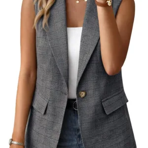sleeveless vest blazer 7