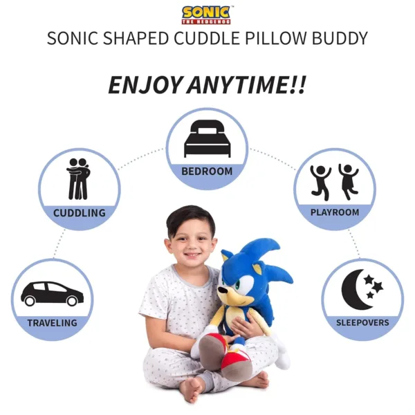 sonic hedgehog cuddle pillow 3