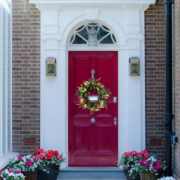 spring wreath front door 5