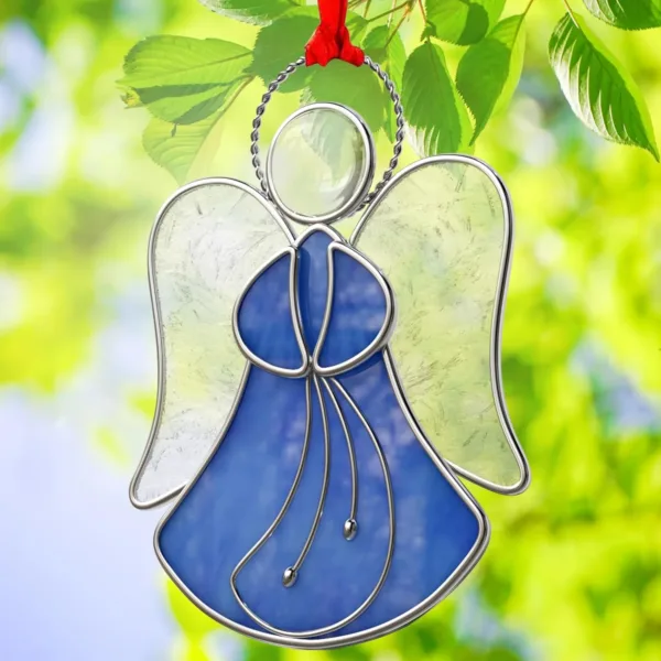 stained glass angel suncatcher 3