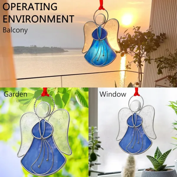 stained glass angel suncatcher 6