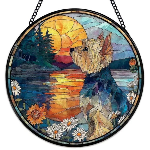 stained glass yorkshire flower 1