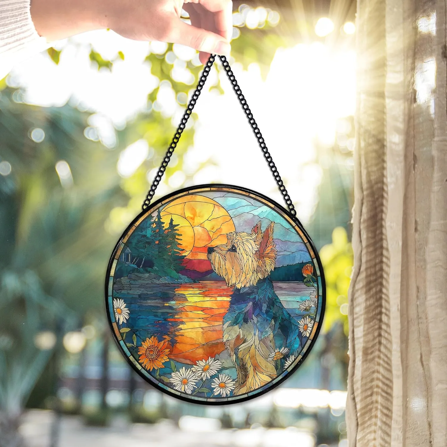 stained glass yorkshire flower 4