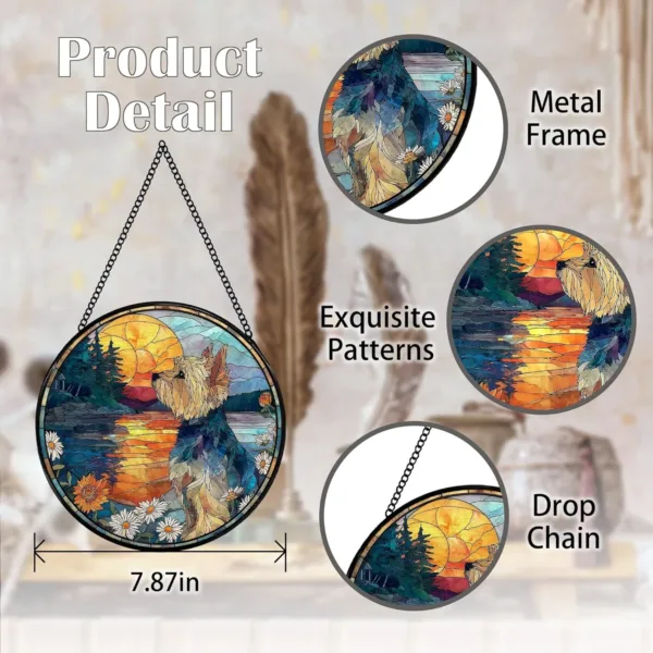 stained glass yorkshire flower 7