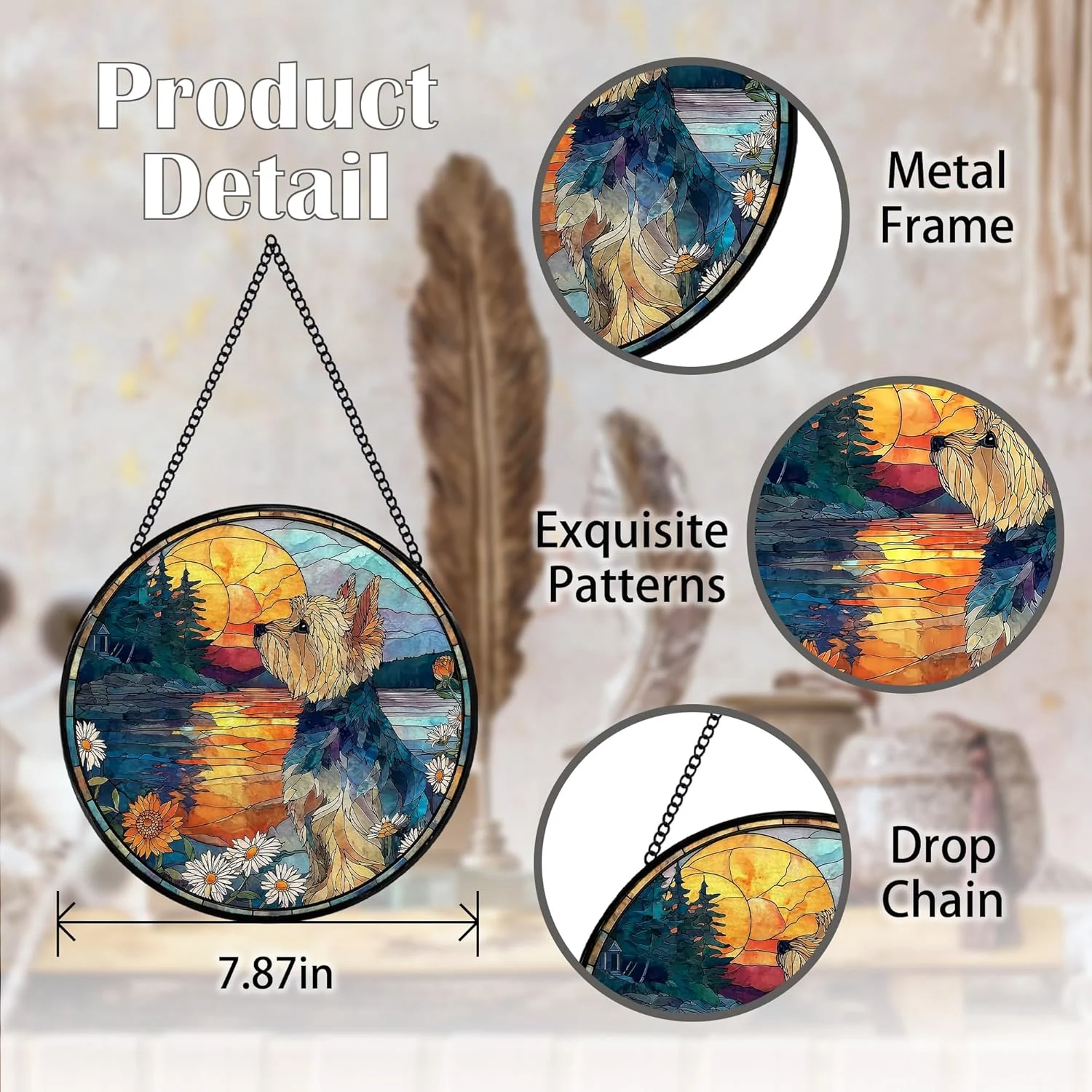 stained glass yorkshire flower 7