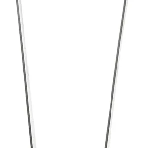 A durable stainless steel Prestige ice tong shaped for easily picking up ice cubes.