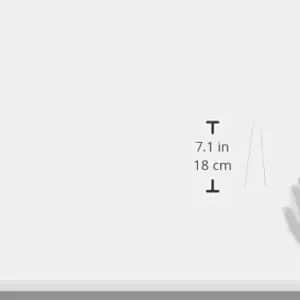 A durable stainless steel Prestige ice tong shaped for easily picking up ice cubes.