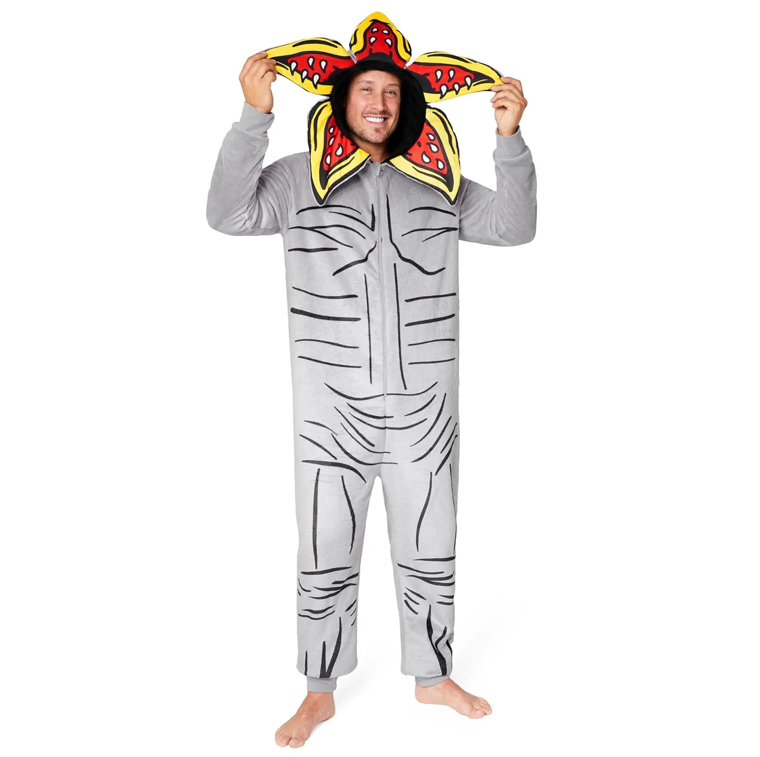 stranger things onesie mens 1