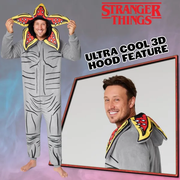 stranger things onesie mens 3