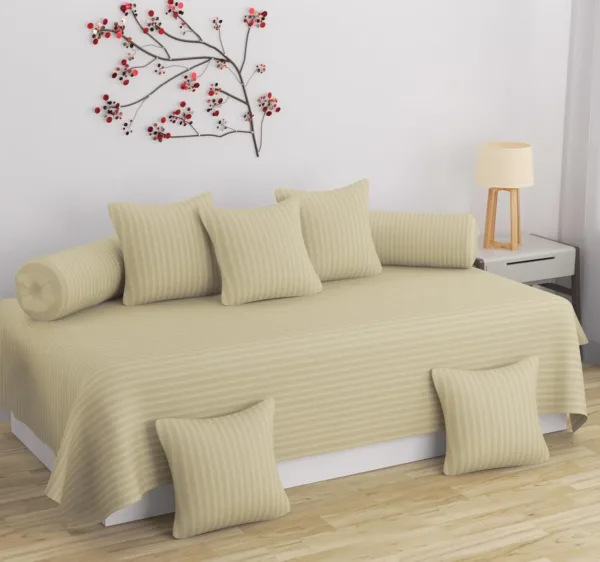 stripe glace cotton diwan 1