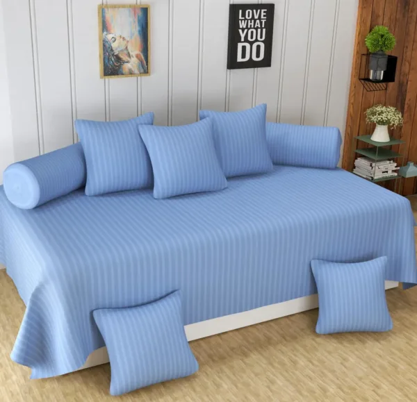 stripe glace cotton diwan 5