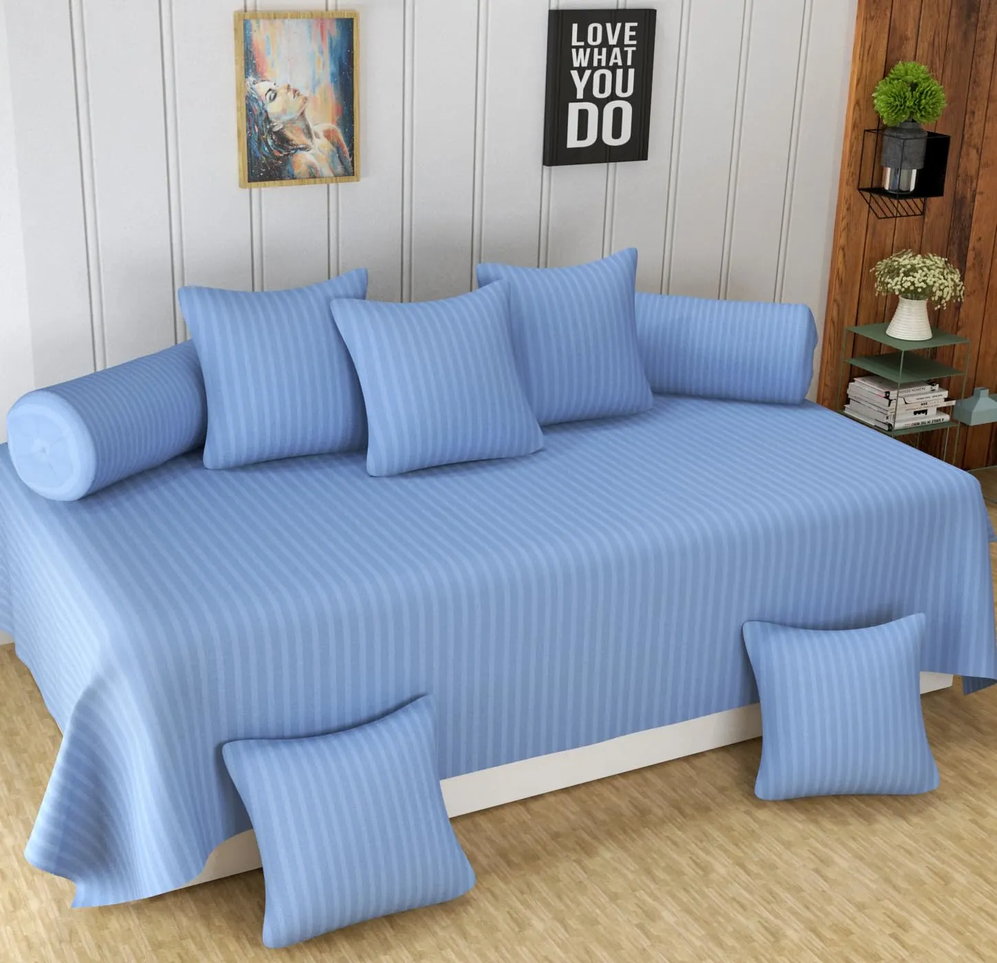 stripe glace cotton diwan 5