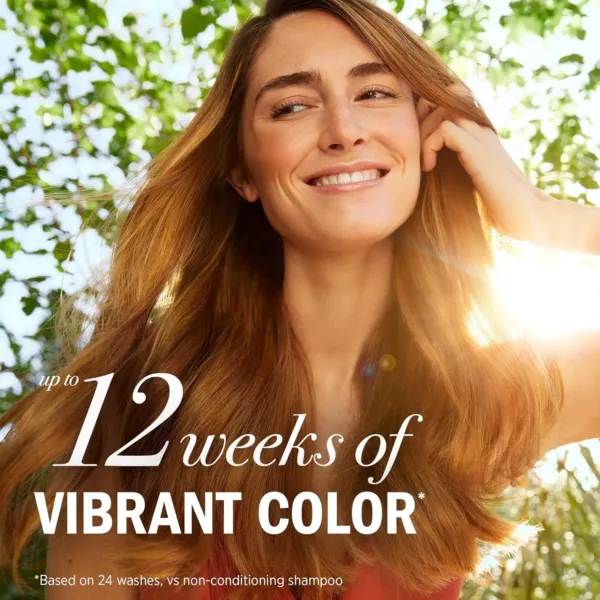 Herbal Essences color protect shampoo and conditioner set, enriched with antioxidant-rich grapeseed, helps maintain vibrant hair color for up to 12 weeks while nourishing and softening hair without sulfates, parabens, or colorants.