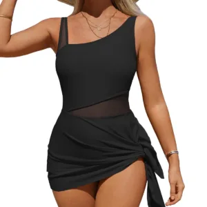 swimdress one piece swimsuit 1