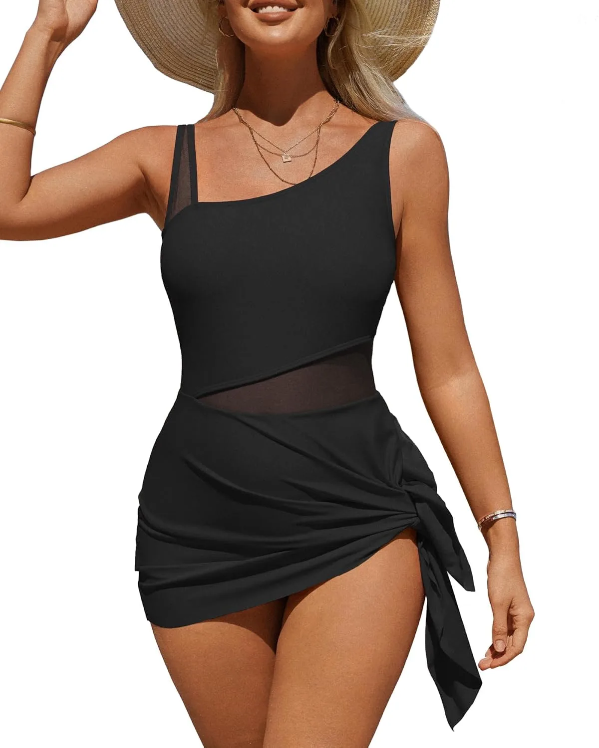 swimdress one piece swimsuit 1