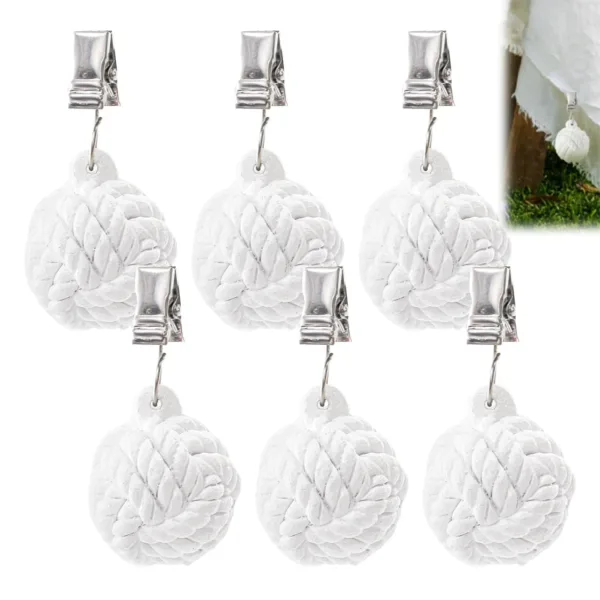 tablecloth weights metal clips 1