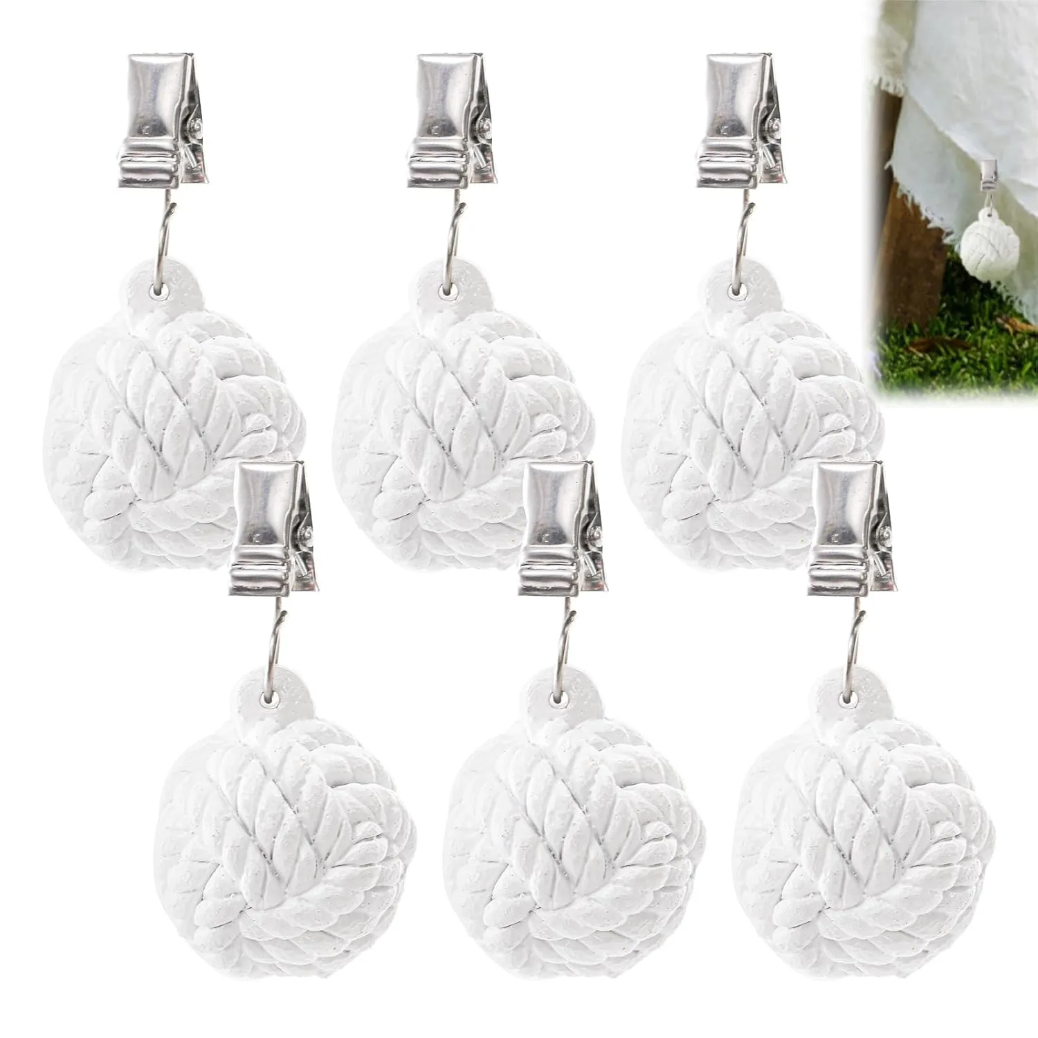 tablecloth weights metal clips 1