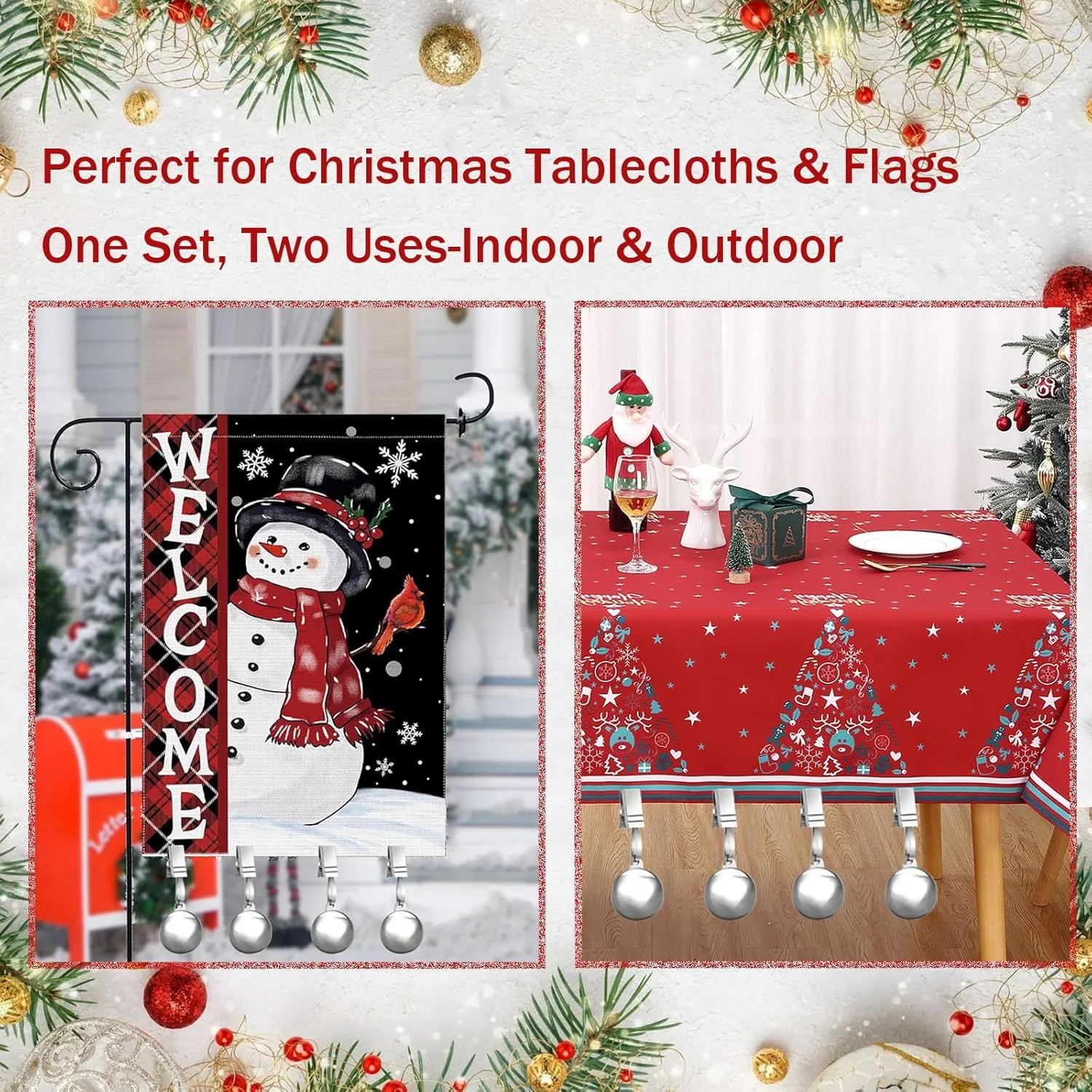 tablecloth weights stainless steel 2