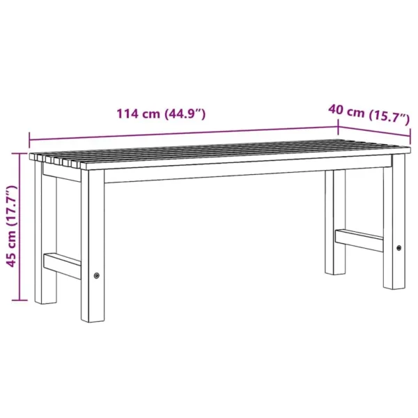 teak wood garden bench 3