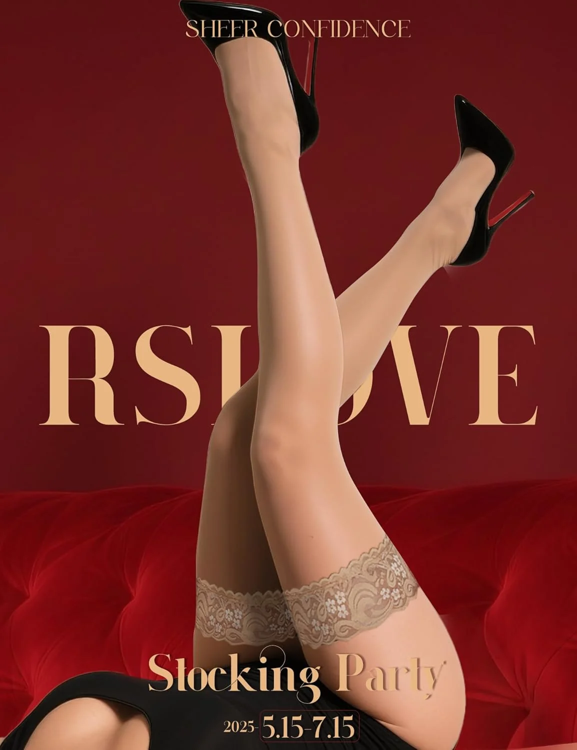 thigh high stockings lace 2