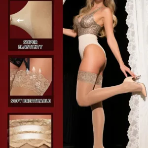 thigh high stockings lace 4