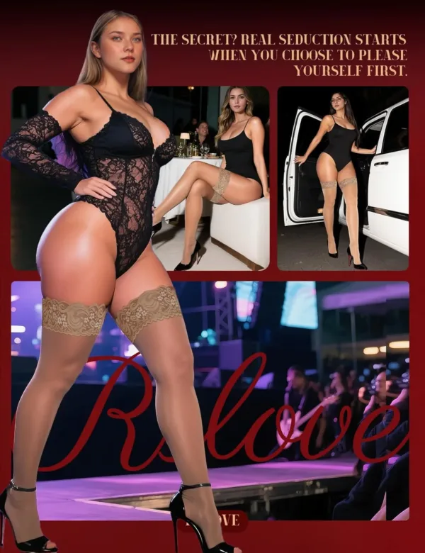 thigh high stockings lace 6