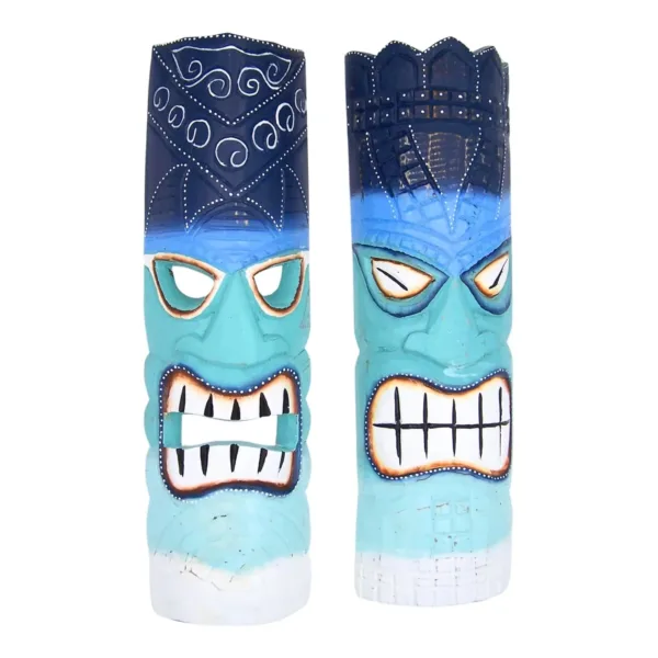 tiki masks wooden 1