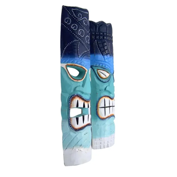 tiki masks wooden 4