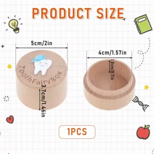 tooth fairy box wooden 3