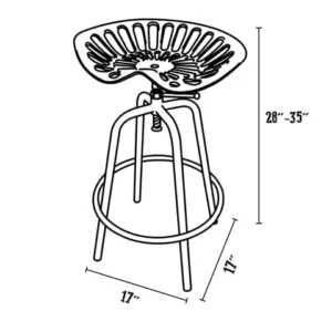 tractor seat stool 2