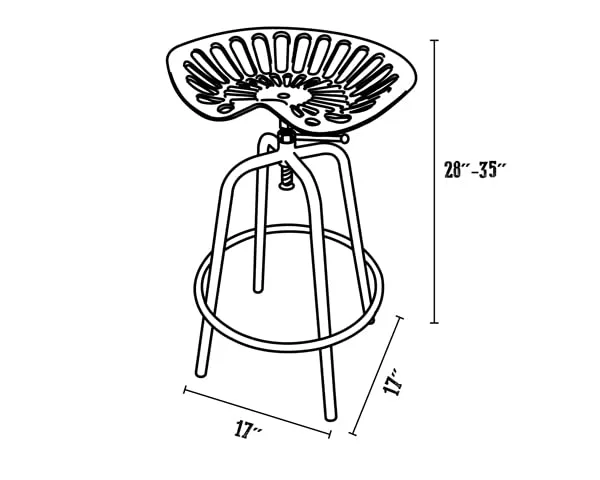 tractor seat stool 2