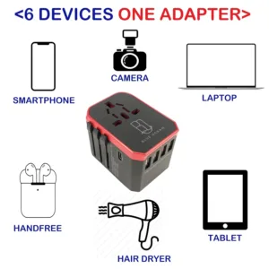 travel adapter universal 3