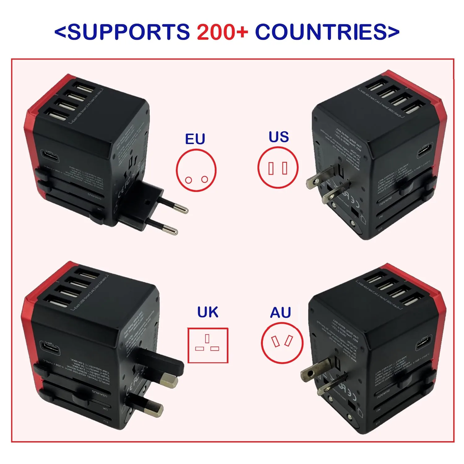 travel adapter universal 5