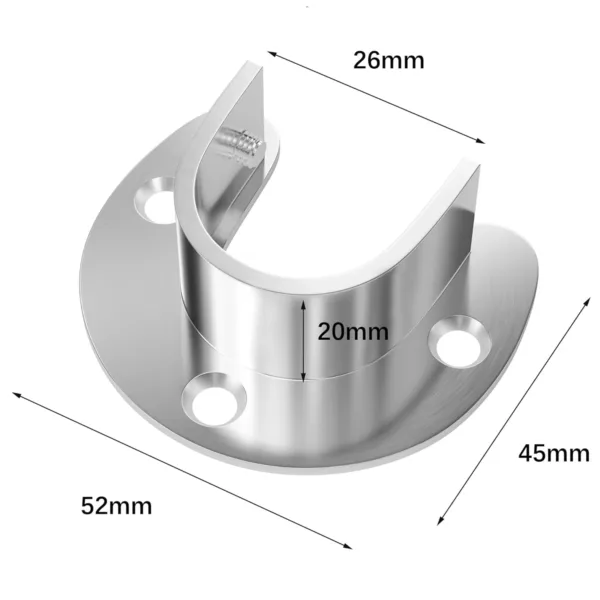 u shaped rod bracket 5