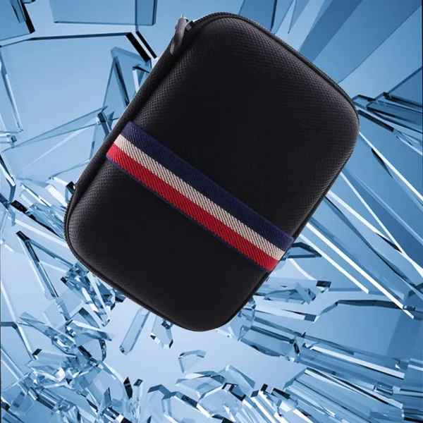 This is a black WERJIA hard EVA case designed to protect your UGREEN Nexode 20000mAh 165W or 25000mAh 200W portable charger from bumps, dents, and scratches during travel and storage; case only, device not included.