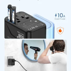 universal travel adapter charger 7