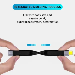 This short, flexible USB C to USB adapter cable supports 10Gbps data transfer, 4K HDMI video, audio, and charging, and protects your device's Type-C port.