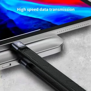 This short, flexible USB C to USB adapter cable supports 10Gbps data transfer, 4K HDMI video, audio, and charging, and protects your device's Type-C port.