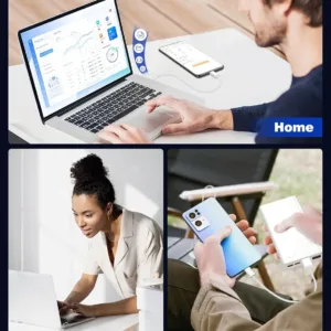 This white 3.3 ft USB-A to USB-C cable is ideal for connecting your iPhone 15, 16, or Samsung Galaxy S23, S24, S25 to your car's CarPlay or Android Auto system, offering fast charging and reliable data transfer with its durable braided design.