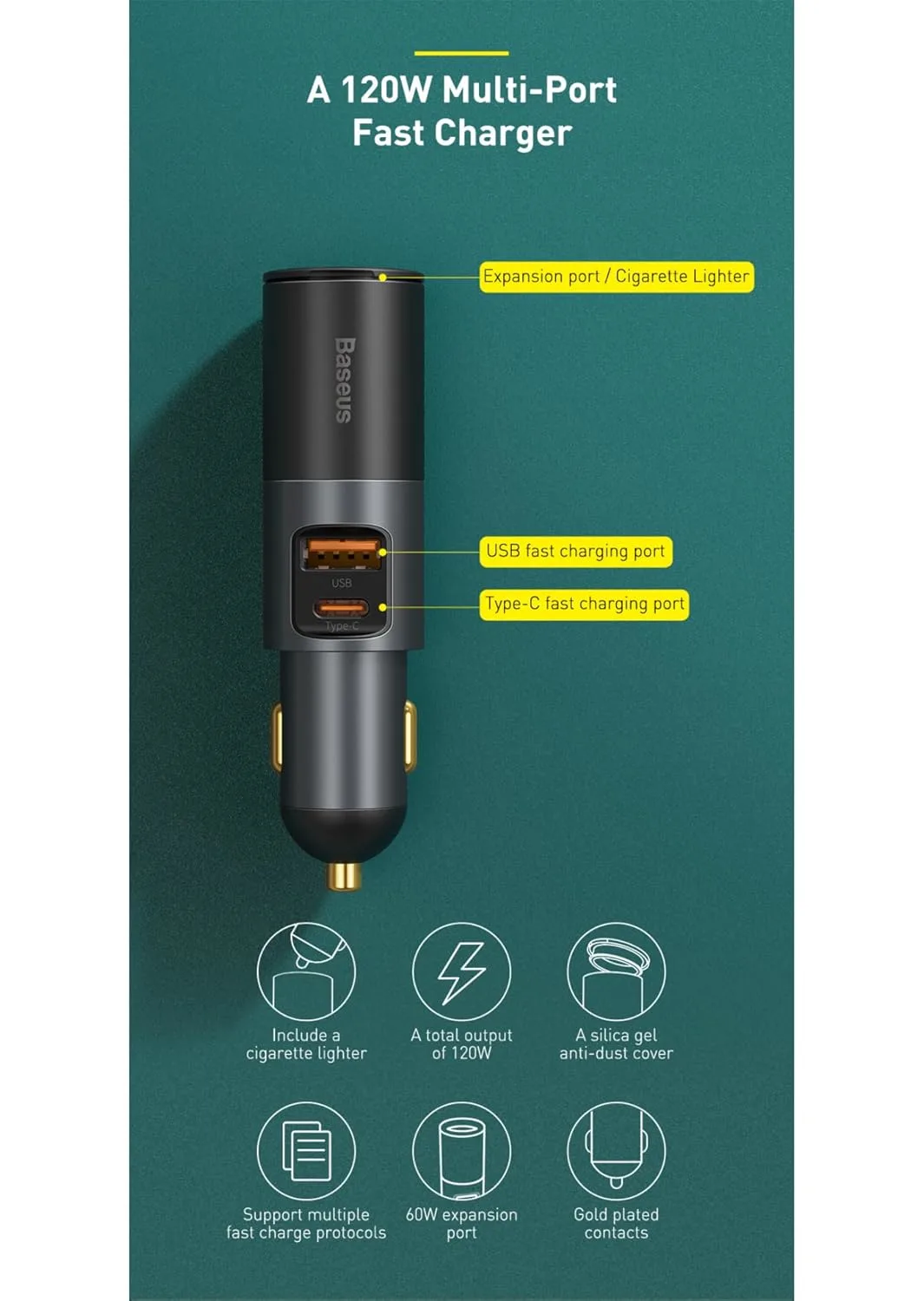 usb c car charger 2