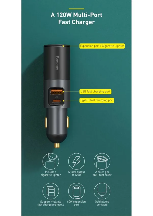 usb c car charger 2